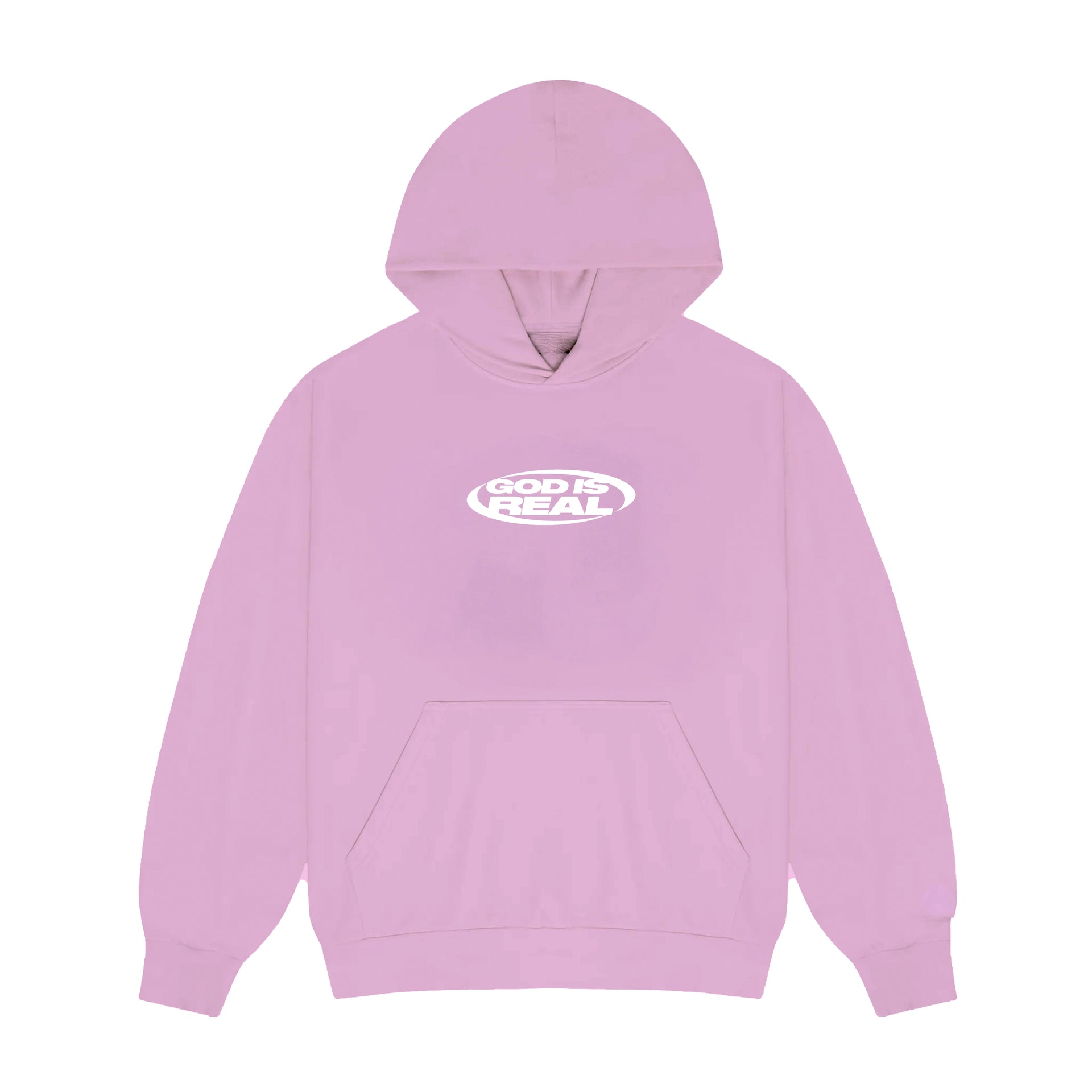 God is Real Hoodie (Pink)