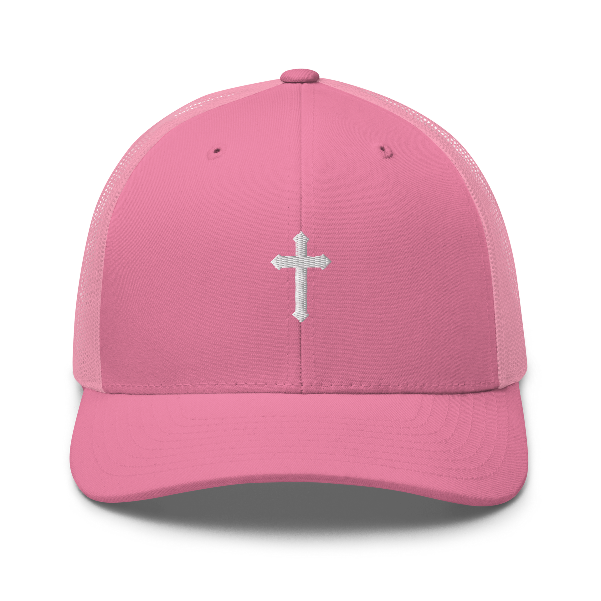 Pink Cross Trucker Hat