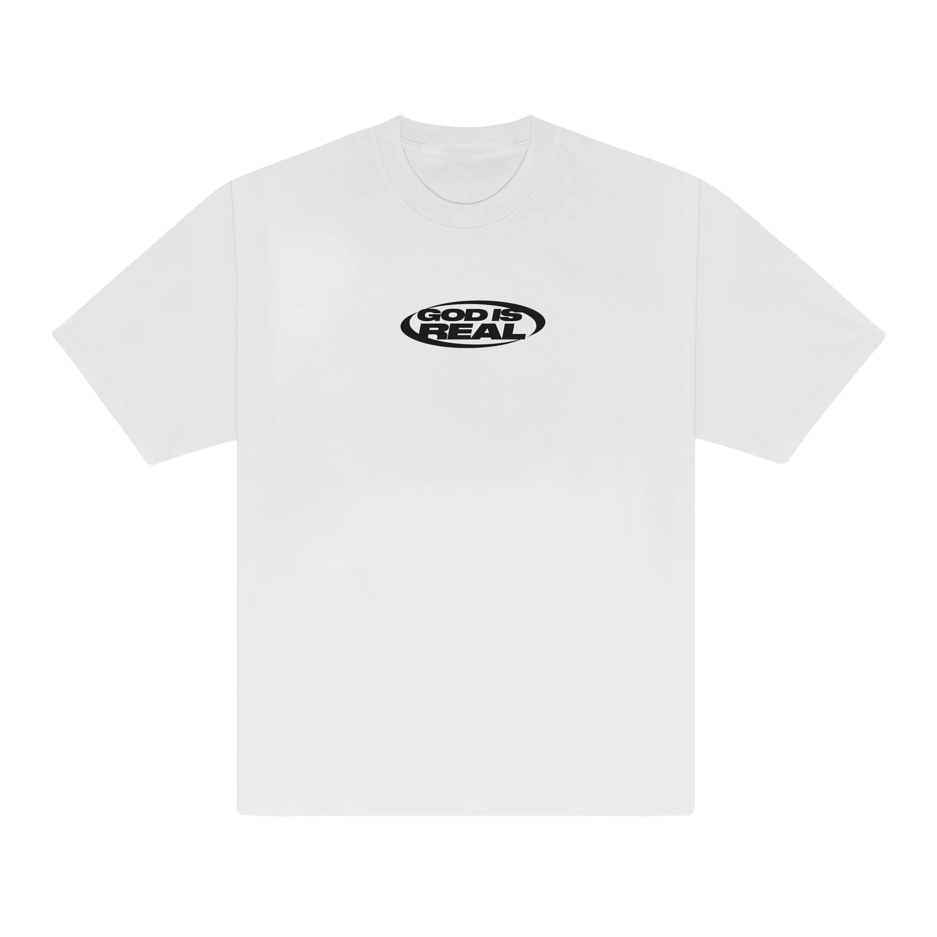 GOD IS REAL TEE (WHITE)