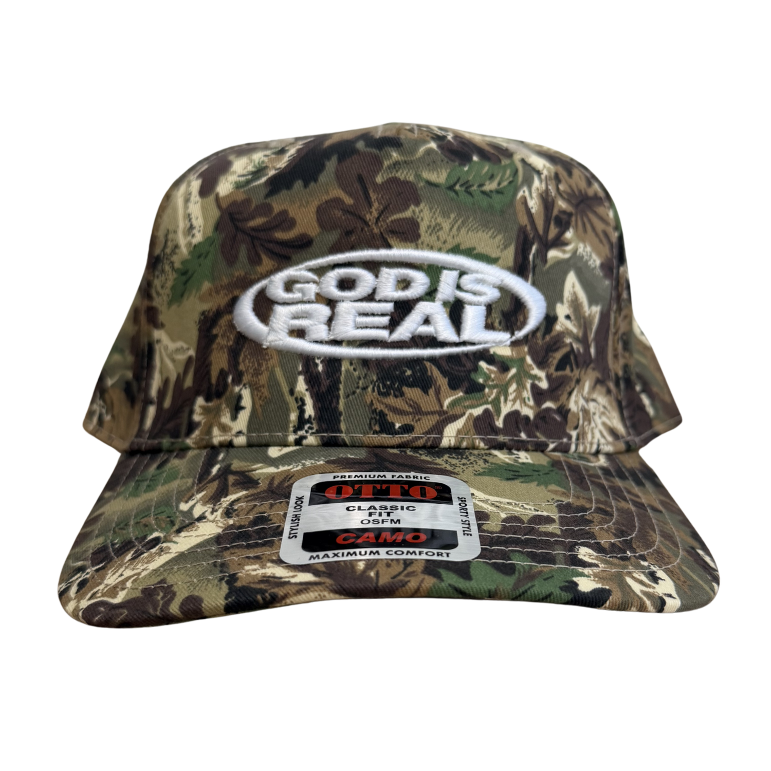 God Is Real Camo Hat