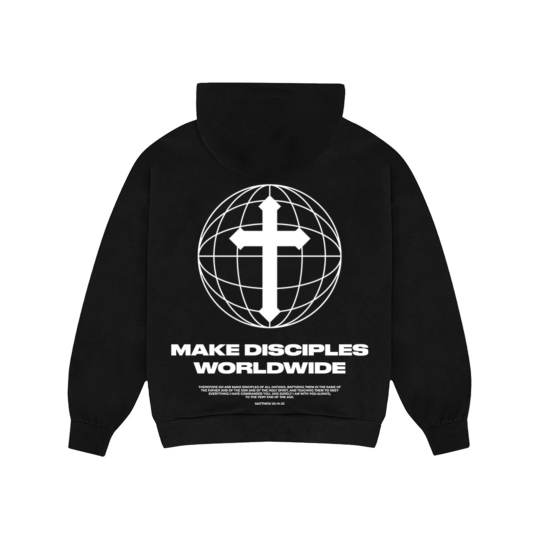MAKE DISCIPLES WORLDWIDE ZIP HOODIE